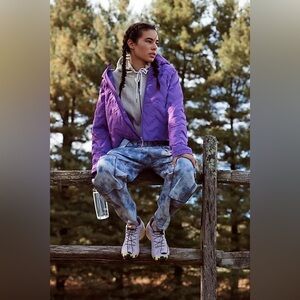 New free people Gettin Lost Packable Puffer jacket size M